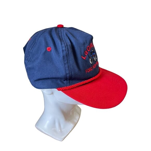 La Grande Ford New Holland Fitted Embroidered Strapback Hat - Picture 2 of 8